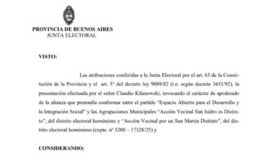 Se bajó una alianza electoral y quedan nueve en competencia