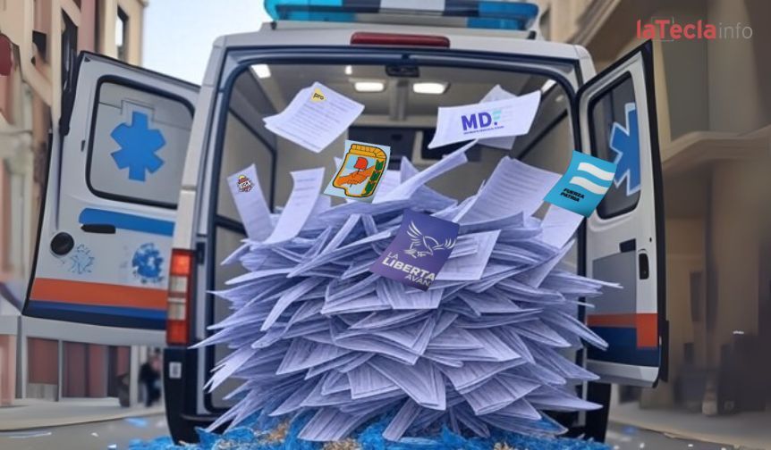 Heridos antes del cierre de listas: tres espacios se disputan el control de la ambulancia