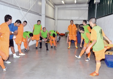 Scioli y su debut triunfal en el futsal