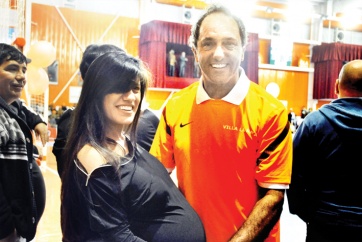 Scioli y su debut triunfal en el futsal