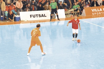 Scioli y su debut triunfal en el futsal