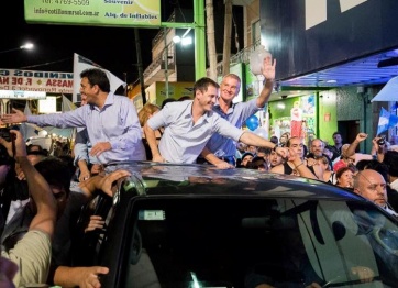 Massa- De Narváez y una caravana anti-Curto