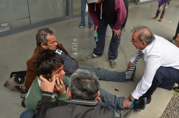 Intendente se vistió de médico