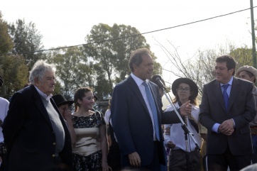 Scioli recibió a 