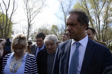 Scioli recibió a 