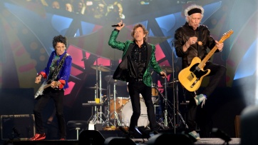 Los Rollings Stones en su primer show en Argentina