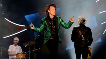 Los Rollings Stones en su primer show en Argentina