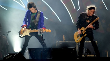 Los Rollings Stones en su primer show en Argentina