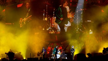 Los Rollings Stones en su primer show en Argentina