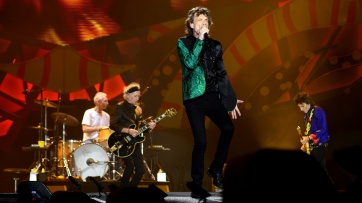 Los Rollings Stones en su primer show en Argentina