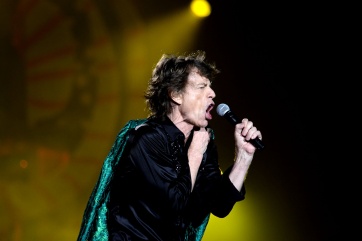 Los Rollings Stones en su primer show en Argentina