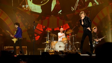 Los Rollings Stones en su primer show en Argentina