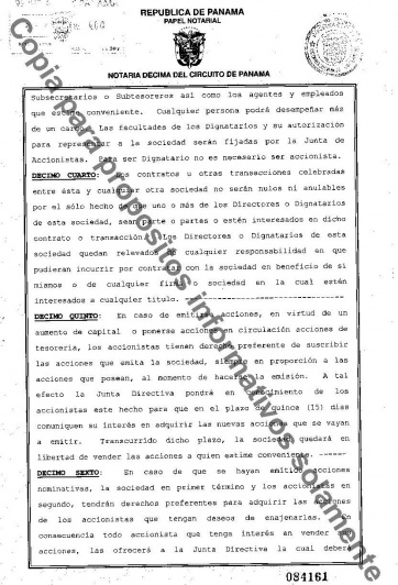 El presidente del Grupo Bapro también registró una sociedad offshore en Panamá