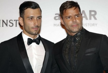 Ricky Martin presentó oficialmente a su novio en gala benéfica