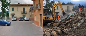 El antes y el después de Italia tras el devastador terremoto