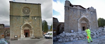 El antes y el después de Italia tras el devastador terremoto