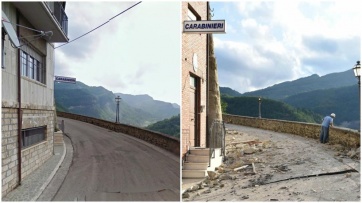 El antes y el después de Italia tras el devastador terremoto