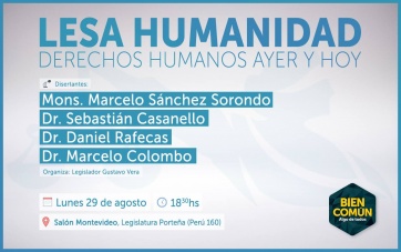 El Papa organizó con Gustavo Vera, Casanello, Rafecas y Colombo, un encuentro sobre Lesa Humanidad