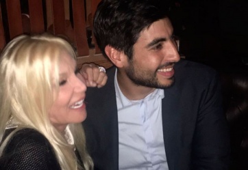 Pablo Moyano junto a Susana Giménez en Punta: la foto