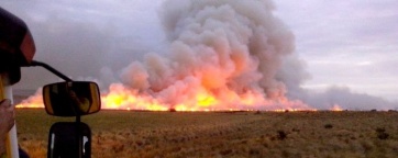 Por los incendios, intendente oficialista pedirá ayuda a Rogelio Frigerio