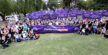 Los intendentes bonaerenses rindieron homenaje a la mujer