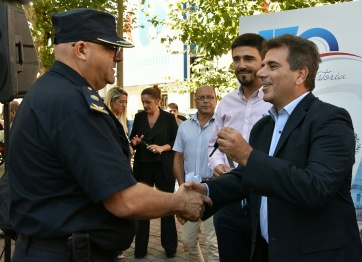 Ritondo visitó a Galli y reforzó la seguridad del distrito