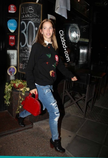 Luisana Lopilato y Michel Bublé en la noche porteña
