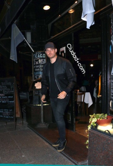 Luisana Lopilato y Michel Bublé en la noche porteña