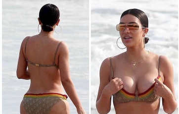 ¡Irreconocible! Así luce el cuerpo de Kim Kardashian sin Photoshop