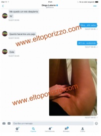 Los chats caliente de Diego Latorre y Natacha Jaitt