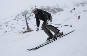 ¿Con quien comparte Martín Redrado sus vacaciones en la nieve?