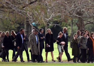 La reina Máxima en el último adiós a su padre Jorge Zorreguieta