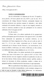 Recalculando: Culotta modifica la fecha del escrutinio definitivo para este miércoles a las 8