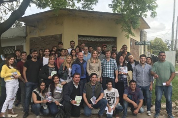 Cambiemos le apunta a octubre y realizó un nuevo timbreo en toda la Provincia