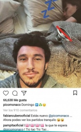 Pico Mónaco escrachó a Pampita con una foto en la cama y ¡se armó!