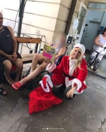 Polémica con Vicky Xipolitakis por su visita al Hospital de Niños