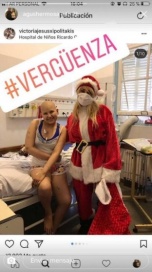 Polémica con Vicky Xipolitakis por su visita al Hospital de Niños