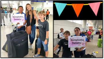 Pampita ya está en México para festejar sus 40 años