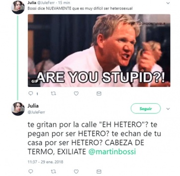 Hizo una reflexión sobre el machismo y lo mataron en las redes