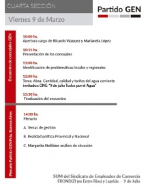 El GEN bonaerense se reúne en el interior de la Provincia