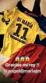 El inolvidable regalo de Angel Di Maria que conmovió a Maluma