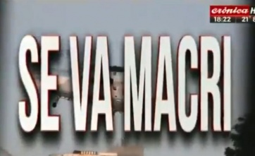 Macri, el helicóptero, un recuerdo terrorífico y la salvaje grieta de siempre