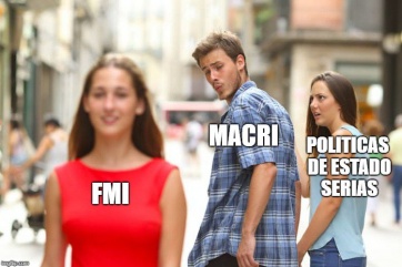 A todo meme: la chicana por la vuelta de Argentina al FMI en su punto máximo