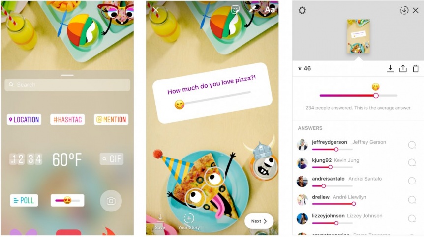 La nueva función de Instagram: el emoji deslizable