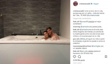 La foto hot del jugador Ansaldi que generó polémica en Instagram