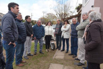 Mosca culminó la primera etapa de su recorrida por la Cuarta sección