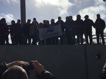 En un día histórico, el Astillero Río Santiago le marca la cancha a Cambiemos