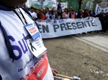 La masiva marcha docente por el centro de La Plata en fotos