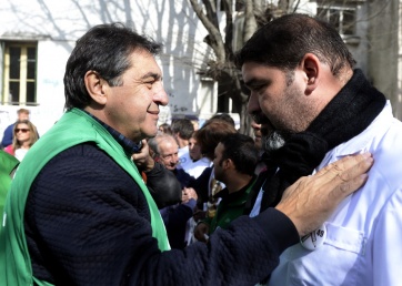 La masiva marcha docente por el centro de La Plata en fotos