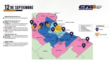 Mega miércoles de protestas: cortes de rutas y manifestaciones en la Provincia y Capital